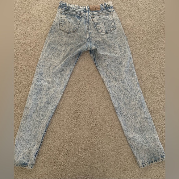 80s VINTAGE LEVIS orange tabs acid wash - Picture 2 of 6